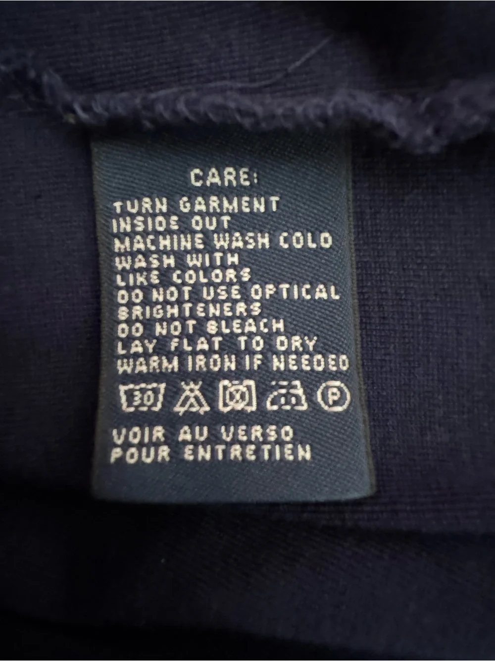 Ralph Lauren Golf Tailored Zipper Polo Shirt Tee Fit Big Pony Logo Navy Large - Picture 7 of 7
